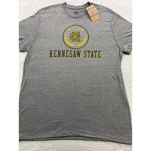 Rivalry Threads Kennesaw State Owls T-Shirt Mens XL Gray Heathered KSU Graphic